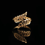 FEUILLE 24K / BAGUE