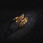 FEUILLE 24K / BAGUE