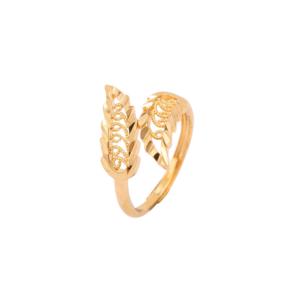 FEUILLE 24K / BAGUE